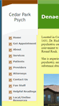 Mobile Screenshot of cedarparkpsych.com